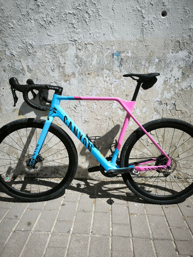 Used Canyon Inflite CF SL 7 2022 2022 Road & Gravel, Blue — image 2 of 8