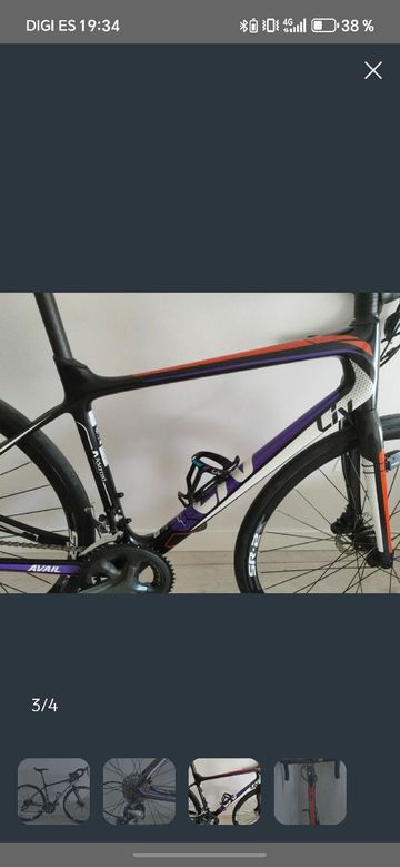 Used Liv Avail Advanced 3 2017 2017 Road & Gravel, Purple — image 4 of 5