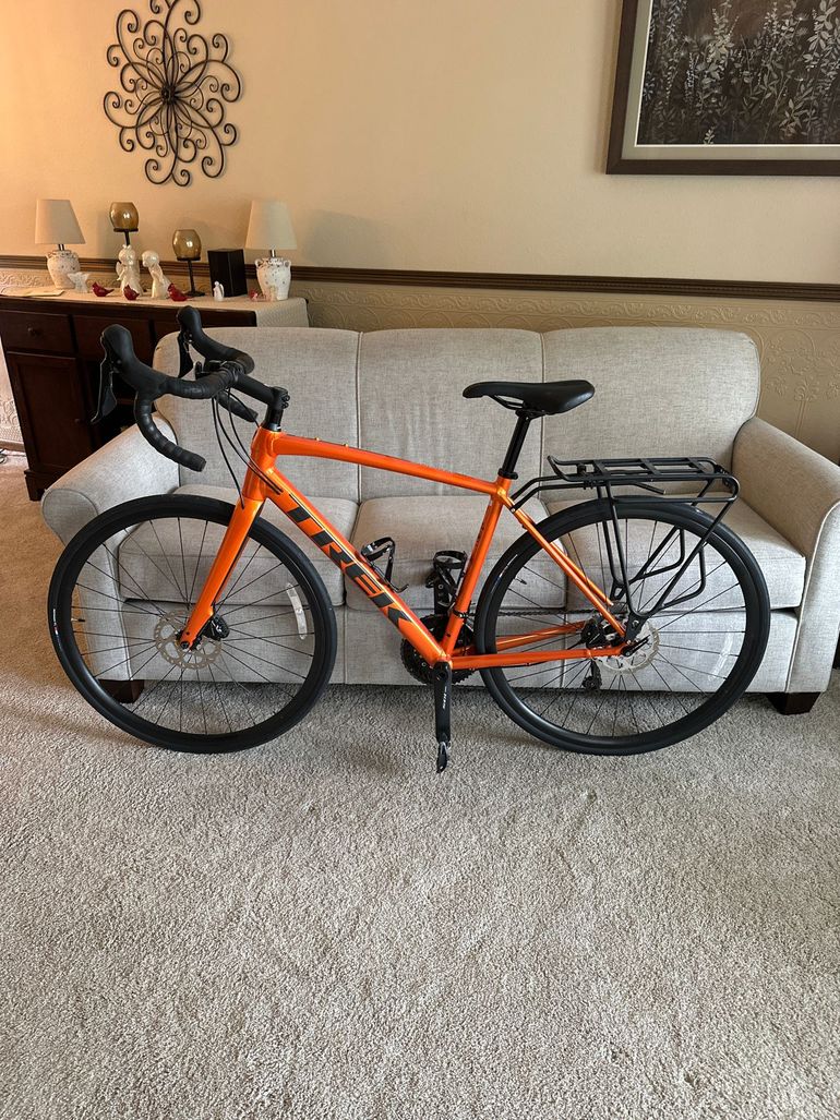 Used Trek Domane Shimano 105 2022 Road & Gravel, Orange — image 2 of 3