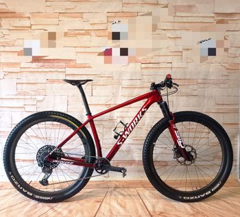 Used Specialized S-Works Epic Hardtail 2021 2021 Mountainbike, Rosso — image 2 of 10