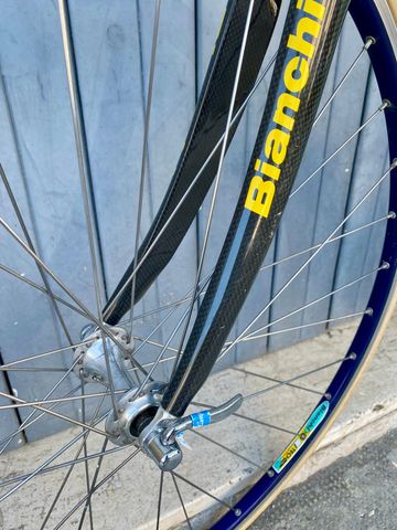 Used Bianchi Custom Campagnolo Veloce 2000 Road & Gravel, Blue — image 8 of 13