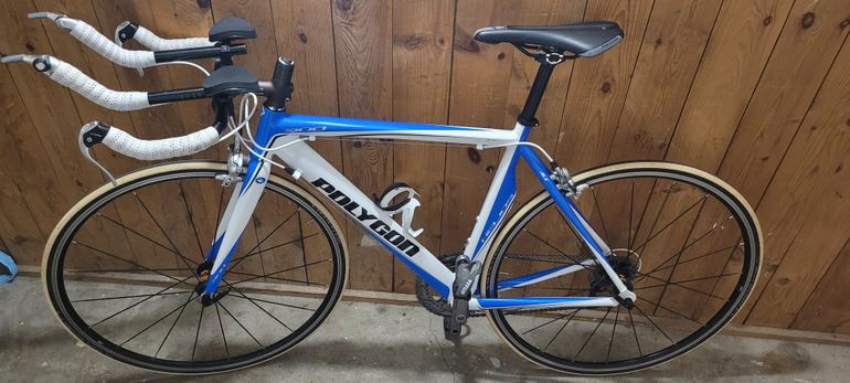 Used Polygon Helios 300 TT ALX 6XXX 2018 Road & Gravel, Blu — image 1 of 13
