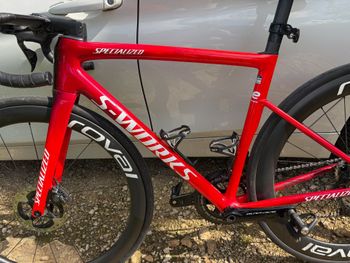 Used Specialized S-Works Tarmac SL8 - Shimano Dura-Ace Di2 2024 2024 Road & Gravel, Red — image 2 of 5
