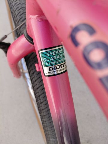 Gebrauchtes Giant Coldrock 1991 1991 Mountainbike, Violett — Bild 2 von 10