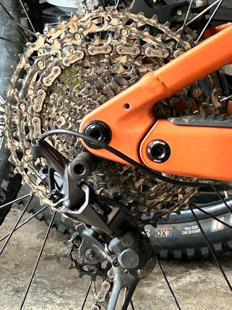 Used Scott STRIKE 910 EVO 2025 Mountainbike, Orange — image 7 of 10