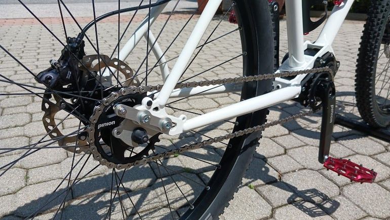 Used Patria Patria Trail Pinion P1.18 Handgelöteter Custom-Traum 2017 Mountainbike, Weiß, 27,5 (650B) — image 11 of 29