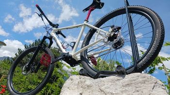Used Patria Patria Trail Pinion P1.18 Handgelöteter Custom-Traum 2017 Mountainbike, Weiß, 27,5 (650B) — image 6 of 29