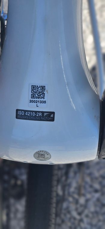 Used Ridley Falcn - Shimano 105 DI2 // 2x12s 2024 2024 Road & Gravel, White — image 11 of 11