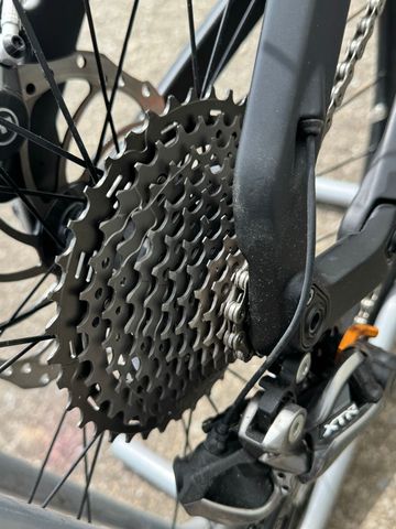 Gebrauchtes Audi Sport Custom Shimano XTR Di2 2017 Mountainbike, Hellgrau, 27, 5 (650B) — Bild 8 von 12