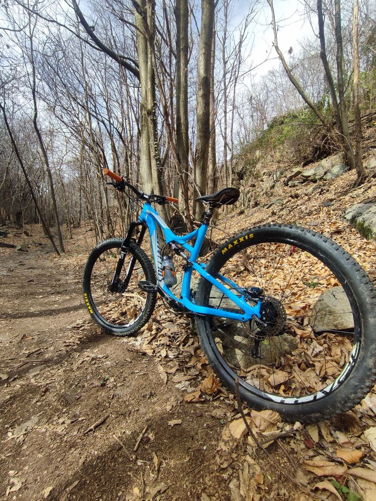 Used Specialized Stumpjumper FSR Comp EVO 650b 2015 2015 Mountainbike, Blue, 27.5 — image 4 of 4