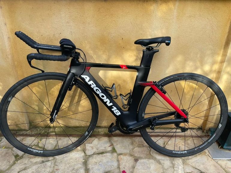 Used Argon 18 E-117 TRI KIT 2 DI2 - Ult Di2 2019 2019 Road & Gravel, Black — image 1 of 8