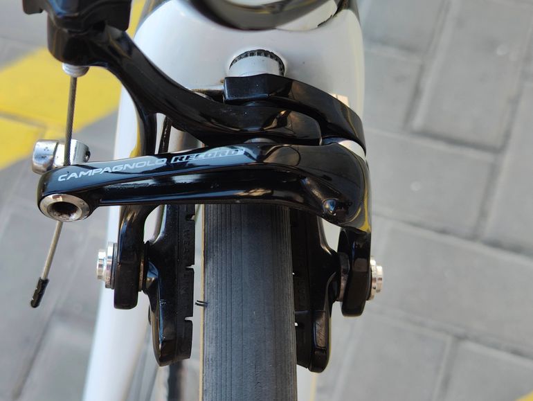 Used Wilier Wilier Cento1 Carbon (7.1kg) Campagnolo Record Titanium 2x10 (~2011) 2011 Road & Gravel, Black — image 4 of 10