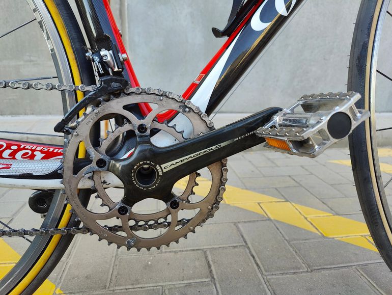 Used Wilier Wilier Cento1 Carbon (7.1kg) Campagnolo Record Titanium 2x10 (~2011) 2011 Road & Gravel, Black — image 2 of 10