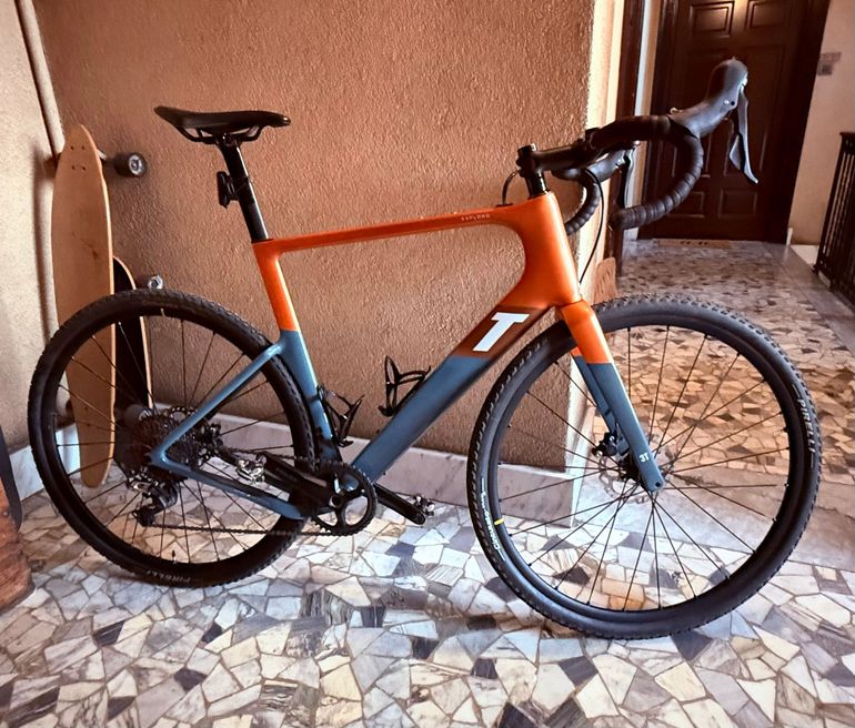 Used 3T Exploro RaceMax BOOST Dropbar 2022 2022 Road & Gravel, Arancione — image 4 of 7