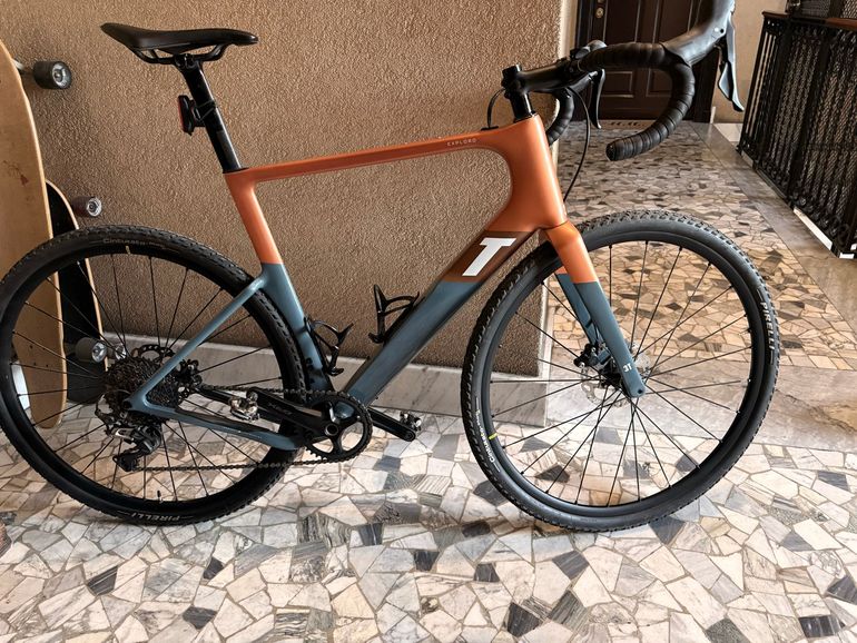 Used 3T Exploro RaceMax BOOST Dropbar 2022 2022 Road & Gravel, Orange — image 1 of 6