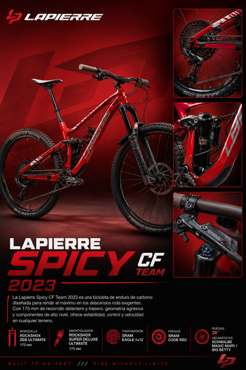 Used Lapierre Spicy CF Team 2023 2023 MTB