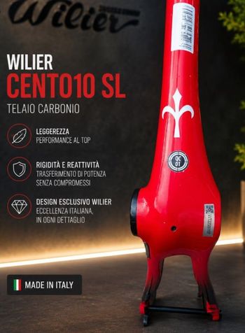 Used wilier cento10 SL Wilier cento10 SL Custom Frameset 2023 Road & Gravel — image 4 of 5