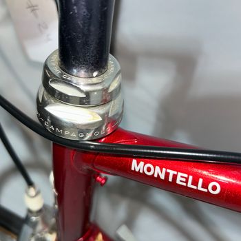 Used Pinarello Pinarello Montello Steel Road Bike Late 80's 1988 Road & Gravel, Red — image 16 of 25