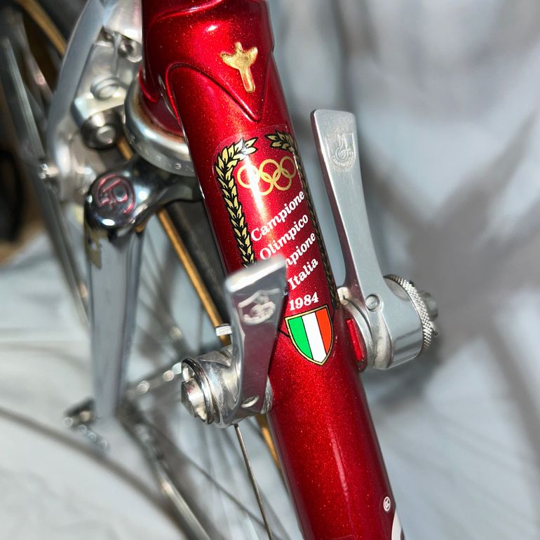Used Pinarello Pinarello Montello Steel Road Bike Late 80's 1988 Road & Gravel, Red — image 15 of 25