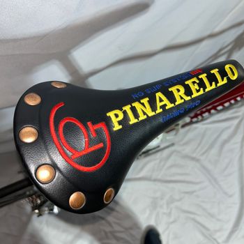 Used Pinarello Pinarello Montello Steel Road Bike Late 80's 1988 Road & Gravel, Red — image 21 of 25