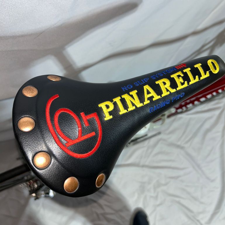 Used Pinarello Pinarello Montello Steel Road Bike Late 80's 1988 Road & Gravel, Red — image 21 of 25