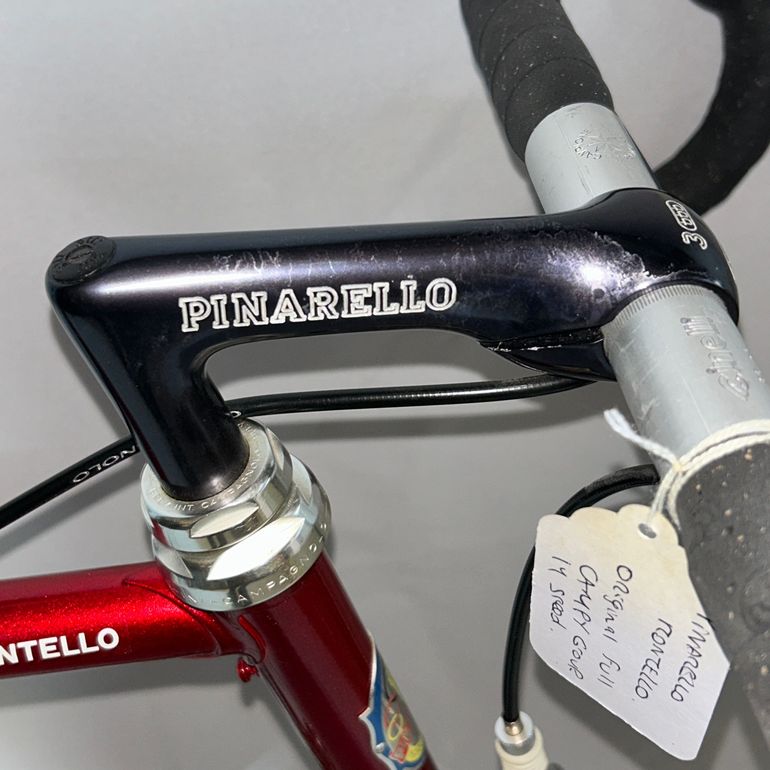 Used Pinarello Pinarello Montello Steel Road Bike Late 80's 1988 Road & Gravel, Red — image 7 of 25