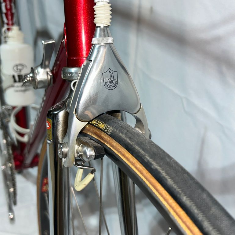 Used Pinarello Pinarello Montello Steel Road Bike Late 80's 1988 Road & Gravel, Red — image 5 of 25