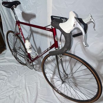 Used Pinarello Pinarello Montello Steel Road Bike Late 80's 1988 Road & Gravel, Red — image 3 of 25
