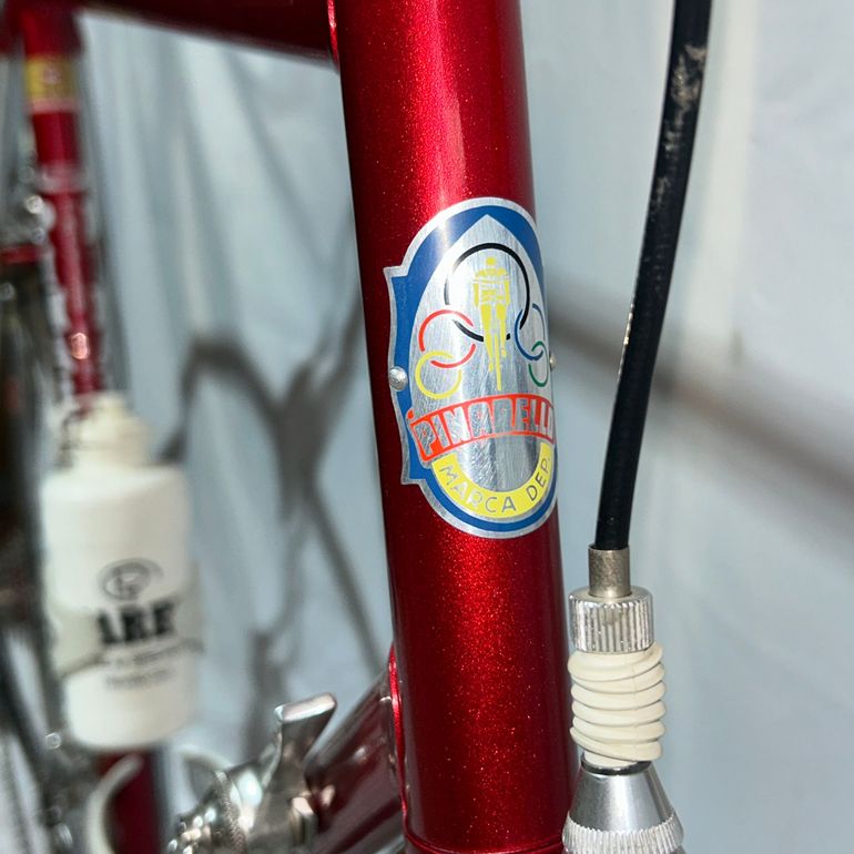 Used Pinarello Pinarello Montello Steel Road Bike Late 80's 1988 Road & Gravel, Red — image 13 of 25