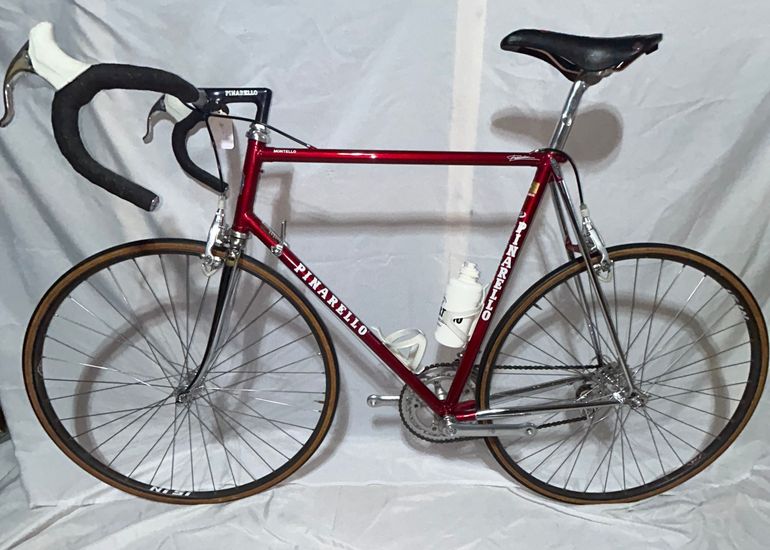 Used Pinarello Pinarello Montello Steel Road Bike Late 80's 1988 Road & Gravel, Red — image 2 of 25