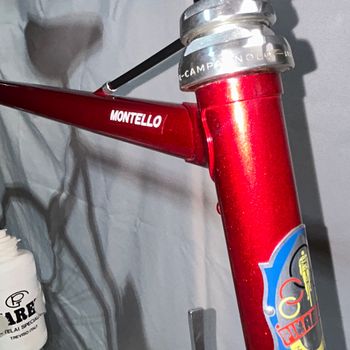 Used Pinarello Pinarello Montello Steel Road Bike Late 80's 1988 Road & Gravel, Red — image 6 of 25