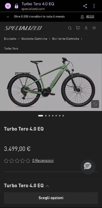 Used Specialized Turbo Tero 4.0 EQ 2026 2026 MTB