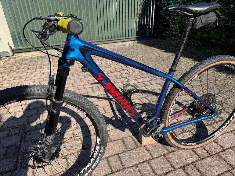 Used Specialized Men's S-Works Epic Hardtail XTR Di2 2018 2018 Mountainbike, Blau, 29 — image 1 of 6