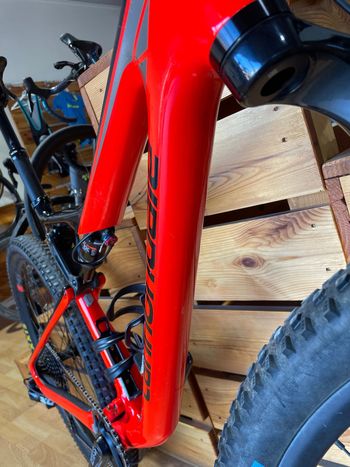Used Cannondale Scalpel-Si Carbon 3 2019 2019 Mountainbike, Rojo — image 7 of 11