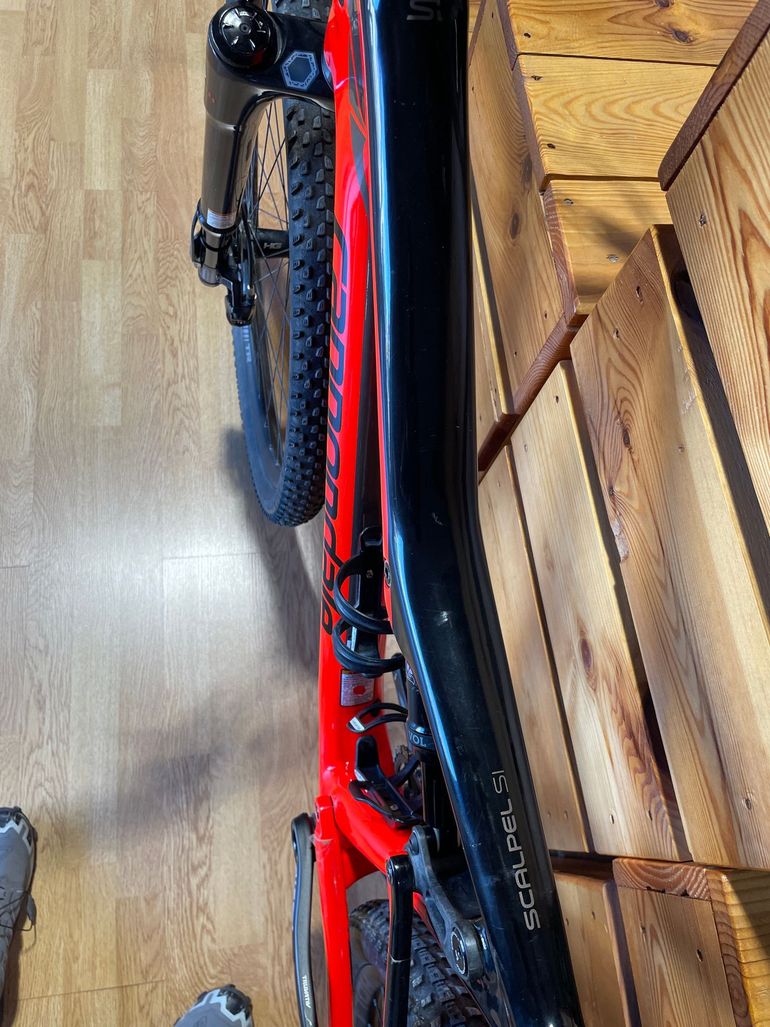 Used Cannondale Scalpel-Si Carbon 3 2019 2019 Mountainbike, Rojo — image 9 of 11