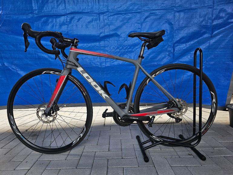 Used Look 765 OPTIMUM DISC BLACK GLOSSY 2023 2023 Road & Gravel, Grigio chiaro — image 22 of 32