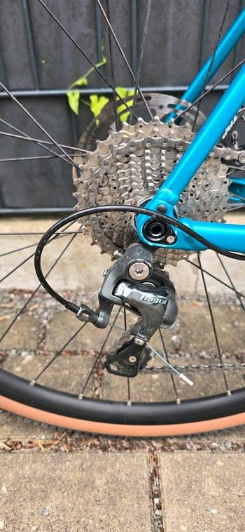 Used CUBE CROSS RACE 2023 2023 Road & Gravel, Blue — image 4 of 7