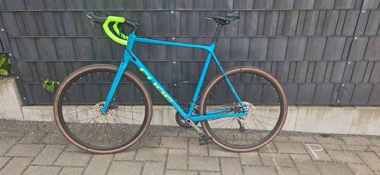 Used CUBE CROSS RACE 2023 2023 Road & Gravel, Blue — image 2 of 5