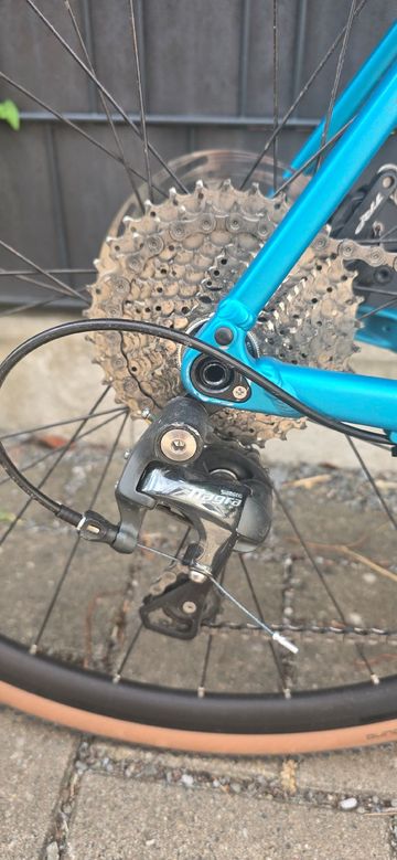 Used CUBE CROSS RACE 2023 2023 Road & Gravel, Blue — image 4 of 5