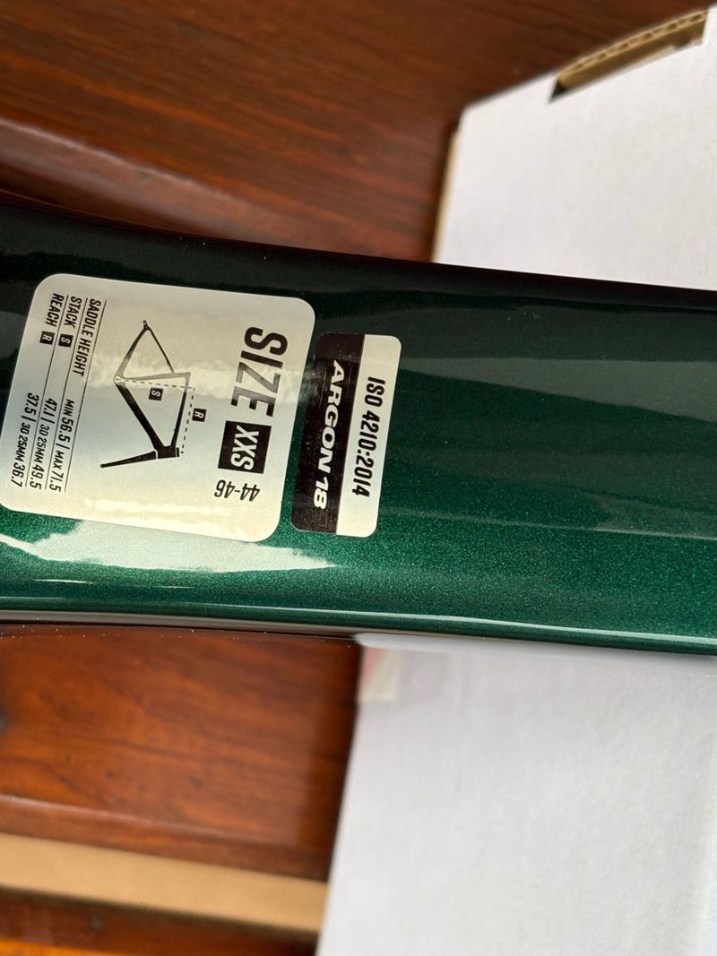 Gebrauchtes Argon 18 Sum racing green Custom Frameset 2025 Road & Gravel, Grün — Bild 5 von 15
