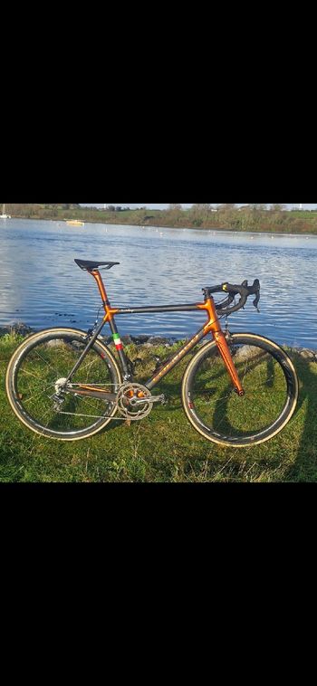Used Colnago C60 Campagnolo Record 2016 Road & Gravel, Orange — image 4 of 4