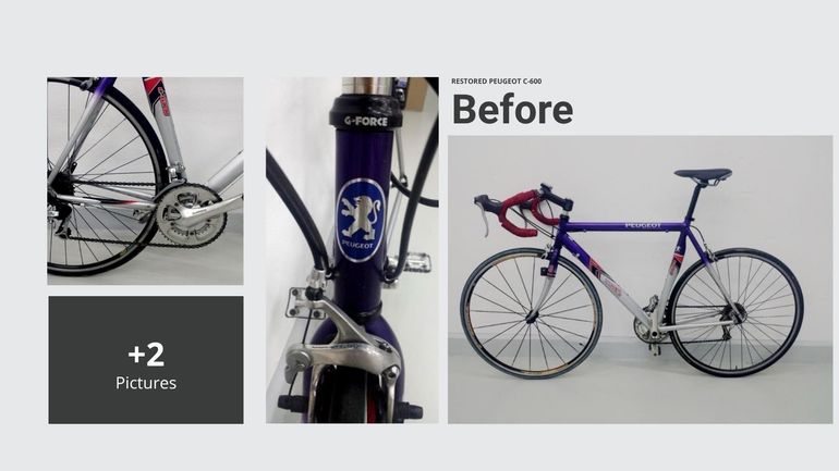 Used Peugeot Custom Shimano 105 1990 Road & Gravel, Purple — image 4 of 20