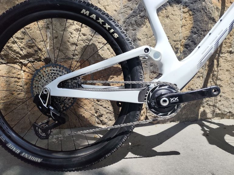 Used Scott Spark SRAM XX SL Eagle AXS (T-Type) 2023 Mountainbike, White — image 8 of 8