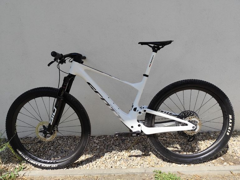 Used Scott Spark SRAM XX SL Eagle AXS (T-Type) 2023 Mountainbike, White — image 2 of 8