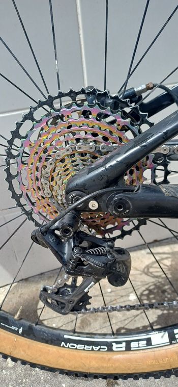 Used LinkConnection LinkConnection Custom SRAM XX1 Eagle 2023 Mountainbike, Rosso — image 3 of 12
