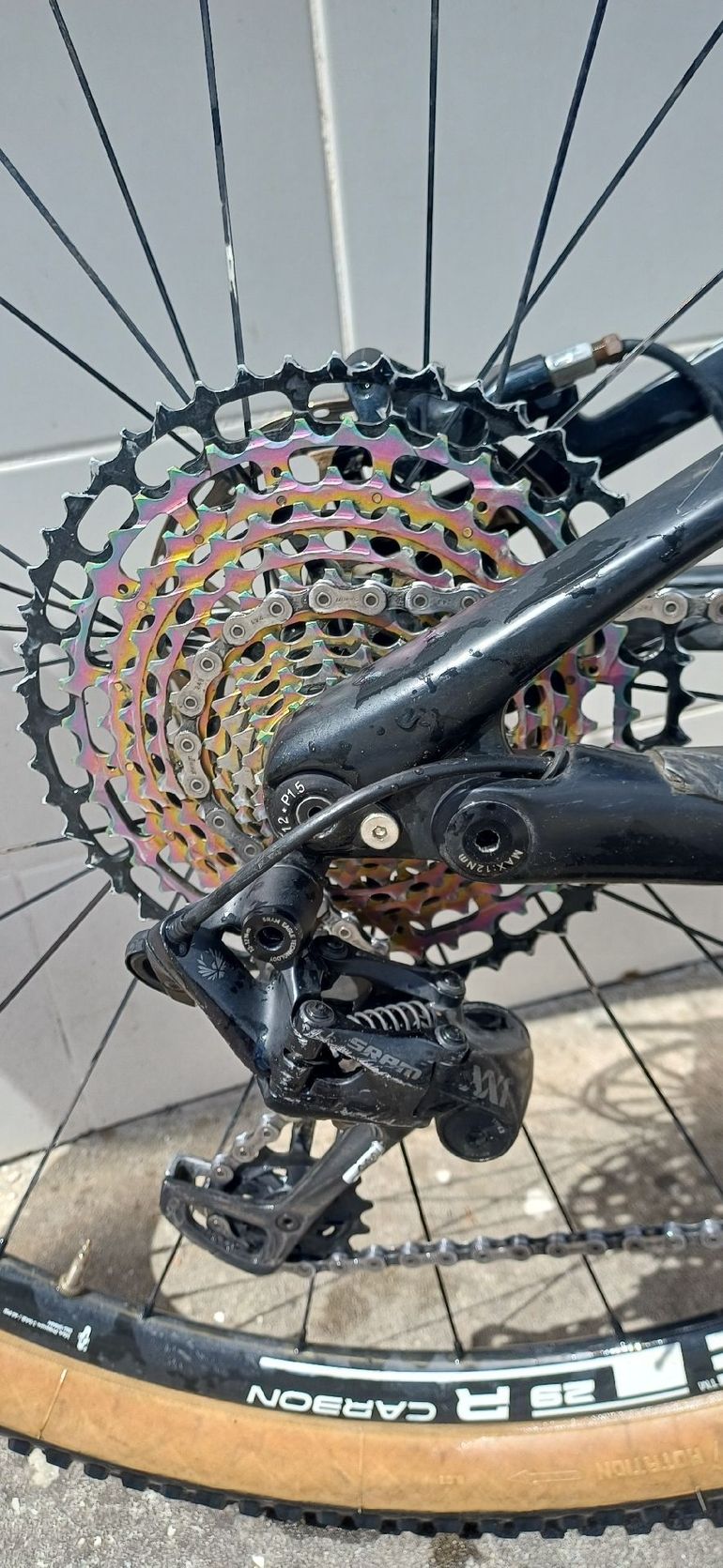 Used LinkConnection LinkConnection Custom SRAM XX1 Eagle 2023 Mountainbike, Rosso — image 3 of 12