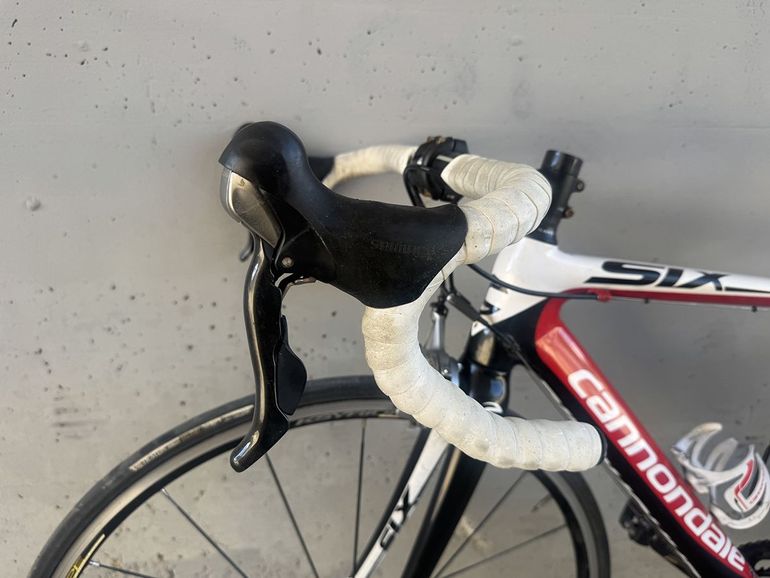 Used Cannondale SIX Carbon Ultegra Compact 2010 Road & Gravel, Rojo — image 8 of 9