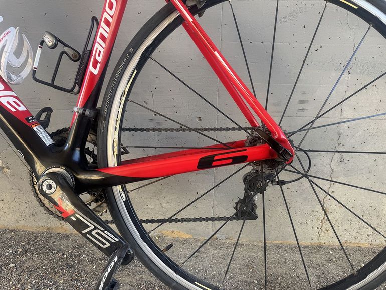 Used Cannondale SIX Carbon Ultegra Compact 2010 Road & Gravel, Rojo — image 7 of 9