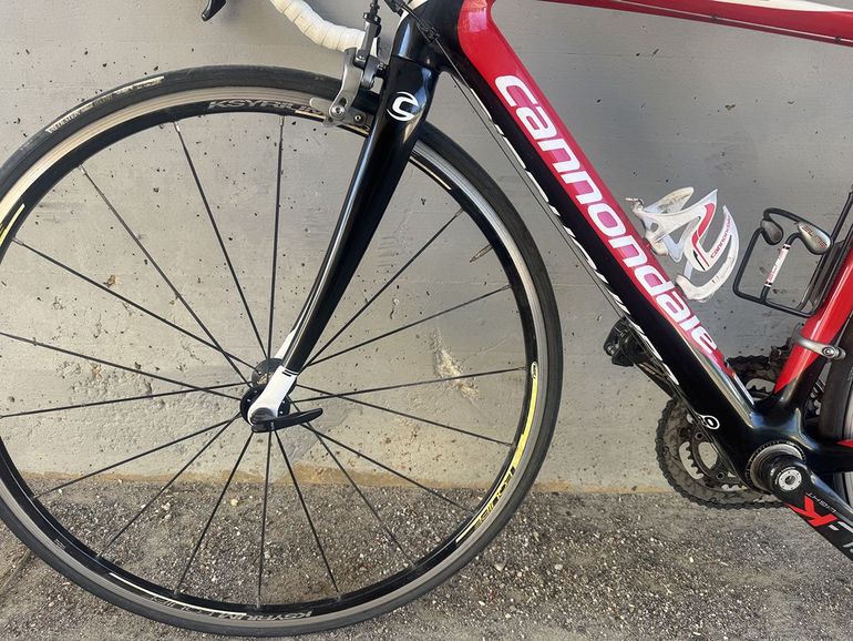 Used Cannondale SIX Carbon Ultegra Compact 2010 Road & Gravel, Rojo — image 9 of 9