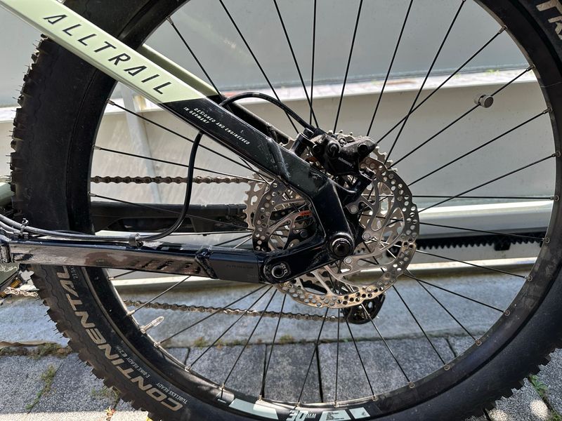 Gebrauchtes Haibike AllTrail 4 27.5 2022 2022 Mountainbike, Grün, 27.5 — Bild 4 von 12
